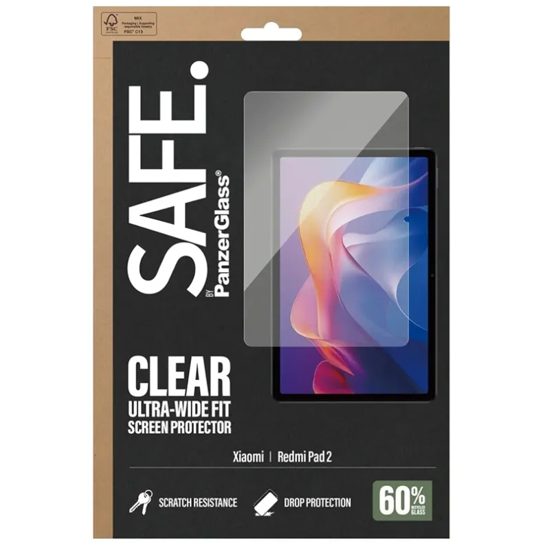 Safe Xiaomi Redmi Pad 2 stikliukas, skaidri, 1 nuotrauka