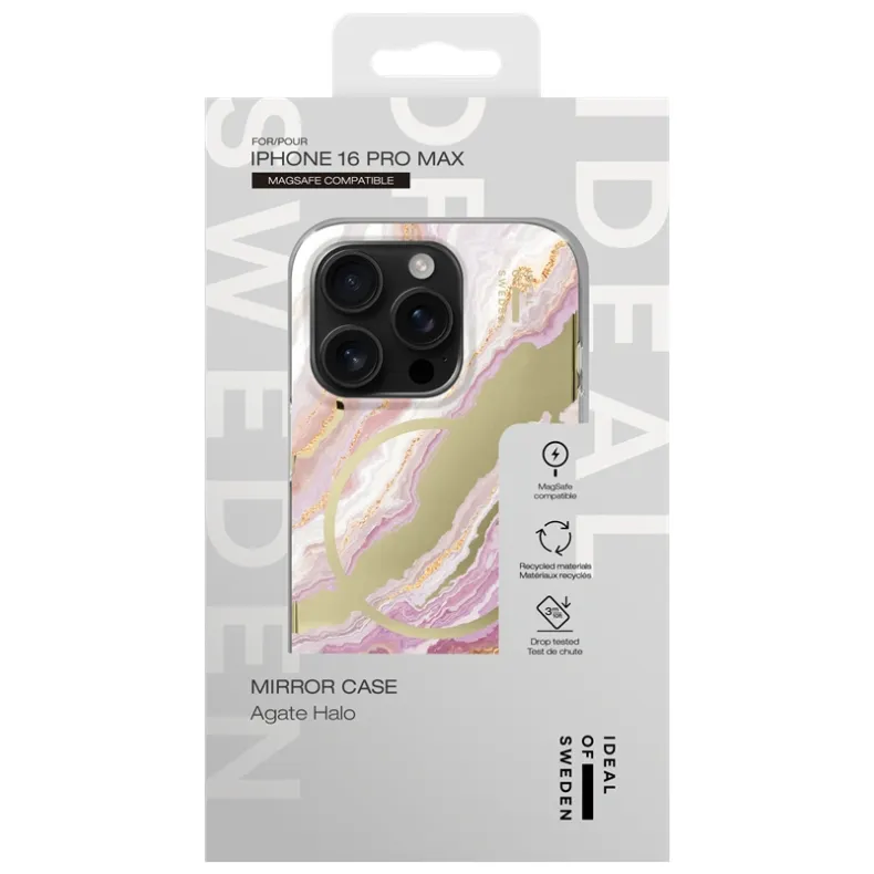 Ideal of Sweden iPhone 16 Pro Max MagSafe dėklas Mirror, Agate Halo, 4 nuotrauka
