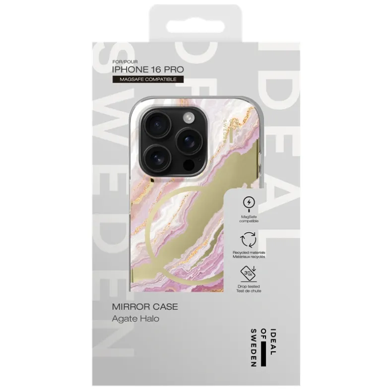 Ideal of Sweden iPhone 16 Pro MagSafe dėklas Mirro, Agate Halo, 4 nuotrauka