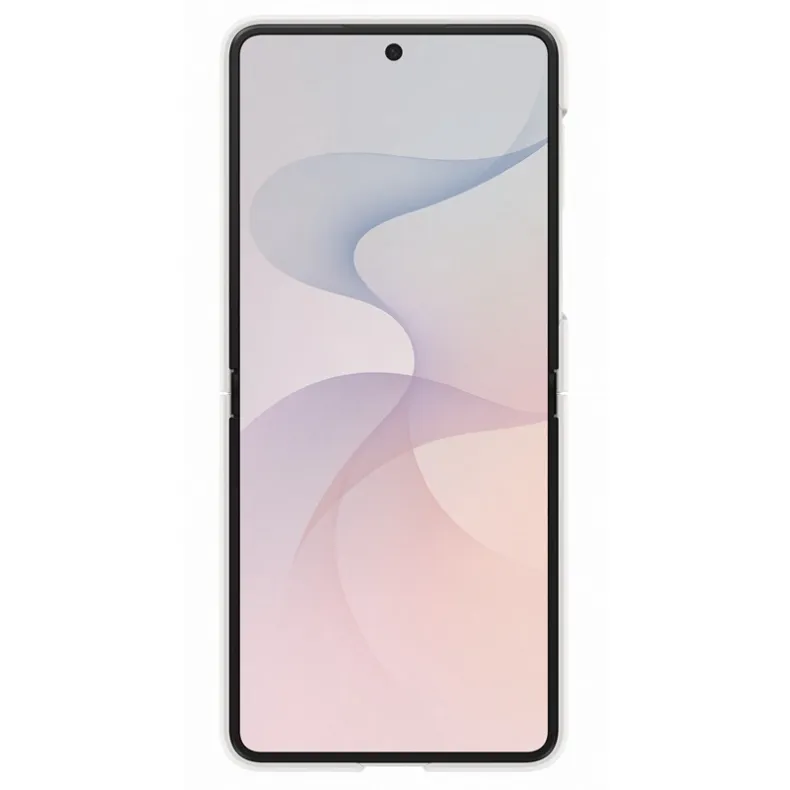  Samsung Galaxy Flip8 silikoninis magnetinis dėklas su žiedu, balta, 5 nuotrauka