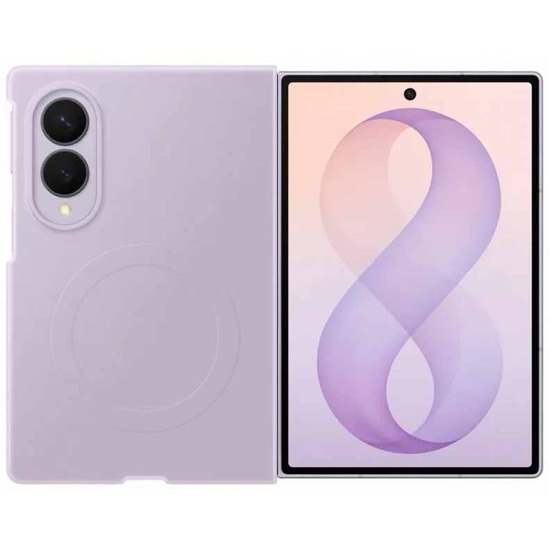 Samsung Galaxy Fold8 silikoninis Magnet dėklas, violetinė, 3 nuotrauka