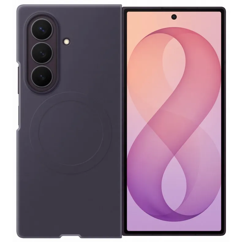 Samsung Galaxy Fold8 Ultra silikoninis magnetinis dėklas, violetinė, 3 nuotrauka