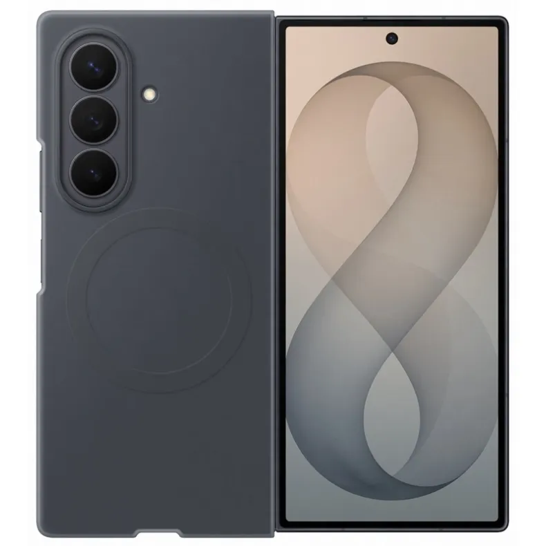 Samsung Galaxy Fold8 Ultra silikoninis magnetinis dėklas, juoda, 3 nuotrauka