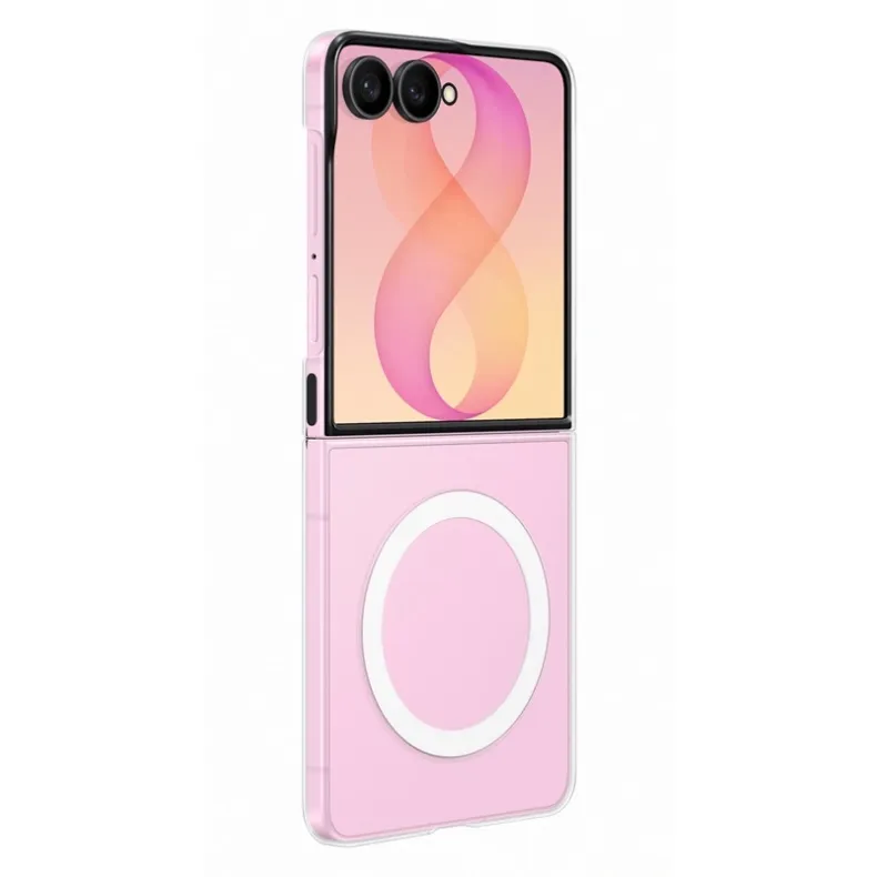  Samsung Galaxy Flip8 skaidrus magnetinis dėklas, skaidri, 1 nuotrauka