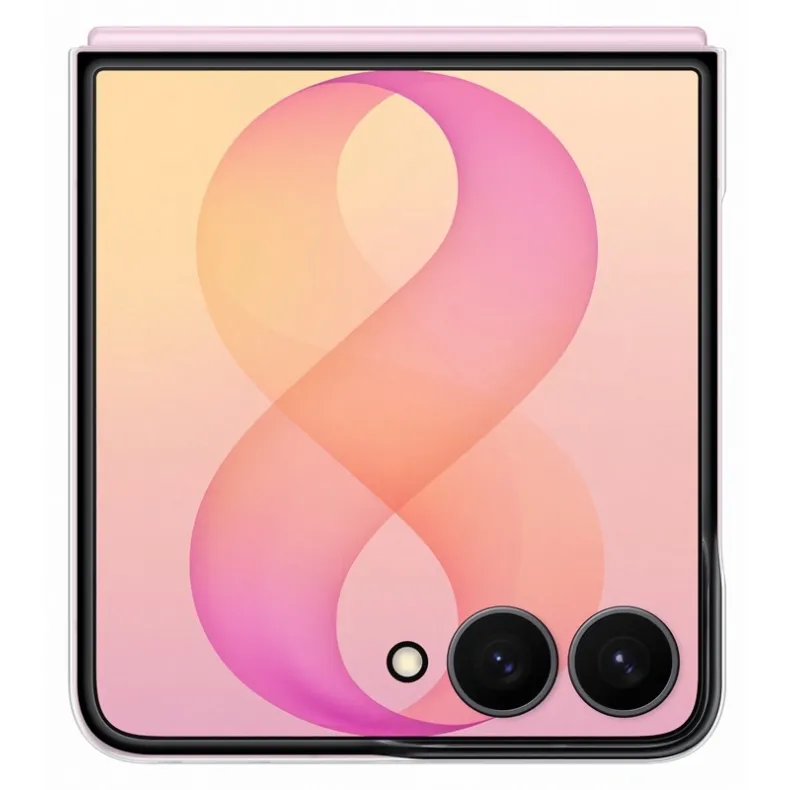Samsung Galaxy Flip8 skaidrus magnetinis dėklas, skaidri, 3 nuotrauka