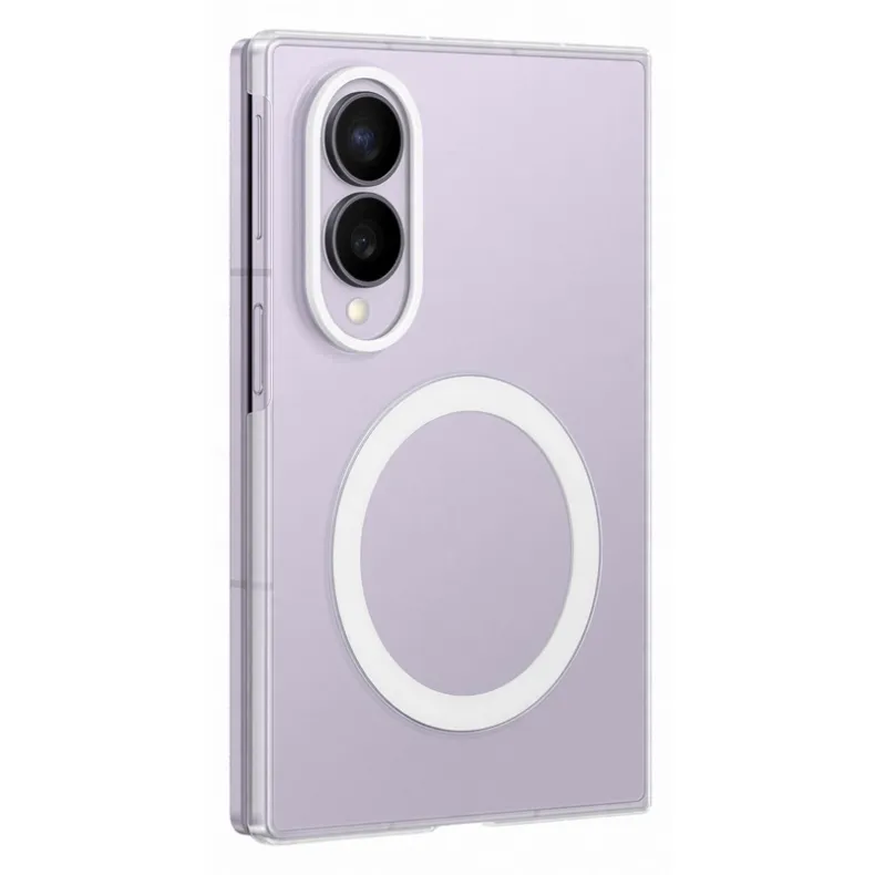 Samsung Galaxy Fold8 skaidrus magnetinis dėklas, skaidri, 1 nuotrauka