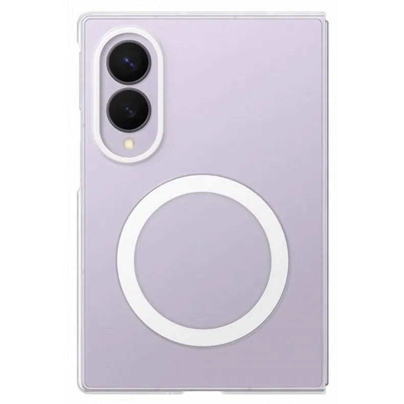  Samsung Galaxy Fold8 skaidrus magnetinis dėklas, skaidri, 3 nuotrauka