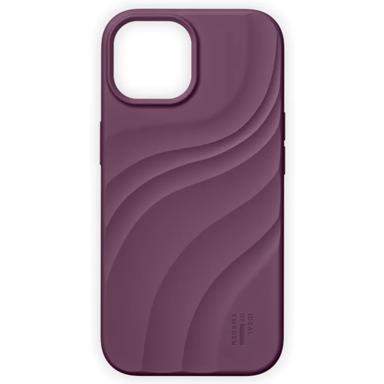 Ideal of Sweden iPhone 17e 16e 15 14 13 Swirl MagSafe silikoninis dėklas, Velvet Plum, 1 nuotrauka