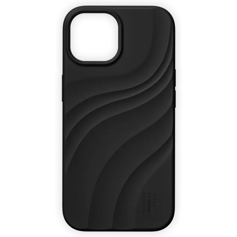 Ideal of Sweden iPhone 17e 16e 15 14 13 Swirl MagSafe silikoninis dėklas, Velvet Black, 1 nuotrauka