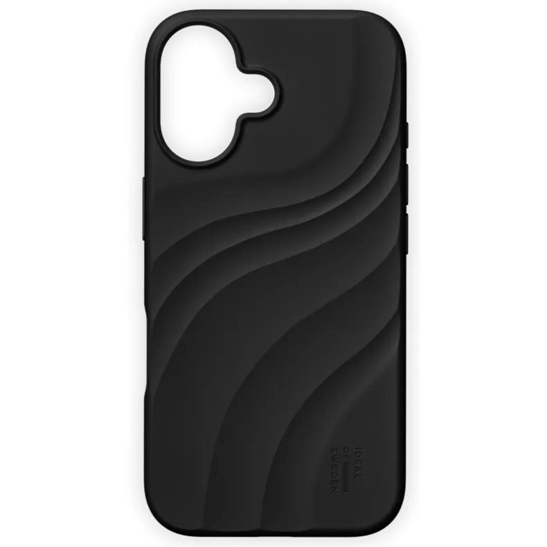 Ideal of Sweden iPhone 17 Swirl MagSafe silikoninis dėklas, velvet black, 1 nuotrauka