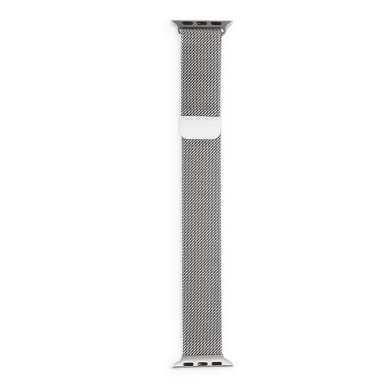 Ideal of Sweden Apple Watch 42 44 45 48 49 mm milanietiškas dirželis, sidabrinė, 4 nuotrauka
