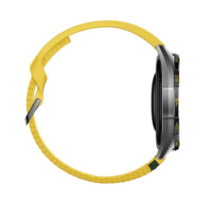Huawei Gt 7, 46mm juodas su geltona apyranke, 5 nuotrauka