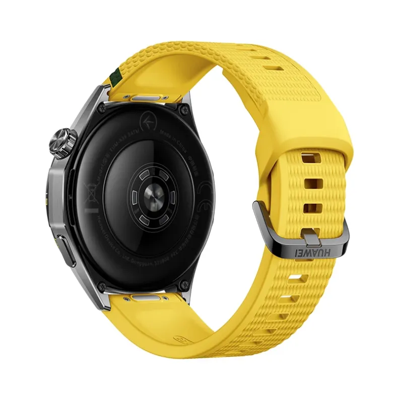  Huawei Gt 7, 46mm juodas su geltona apyranke, 6 nuotrauka