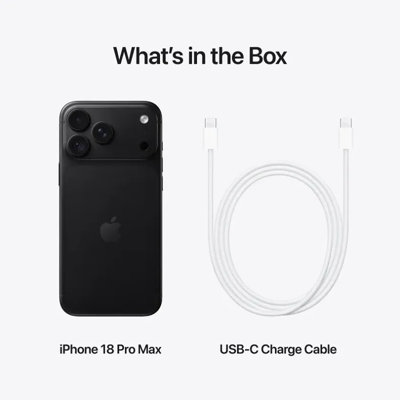  iPhone 18 Pro Max 1TB, Black,  10 nuotrauka