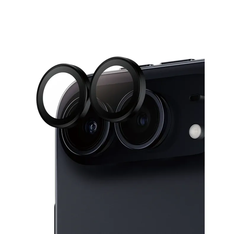 Panzerglass iPhone Duo kameros stikliukas, juoda, 2 nuotrauka