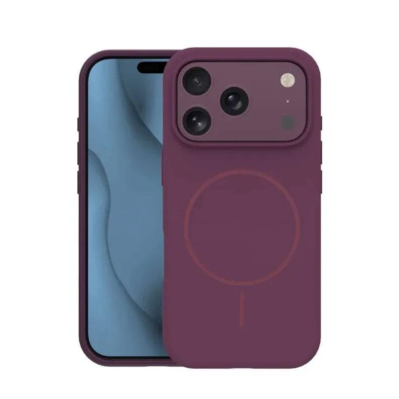 Smart iPhone 17 Pro Max |18 Pro Max silikoninis MagSafe dėklas, 2 nuotrauka