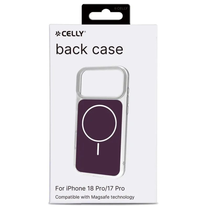 Celly iPhone 18 Pro Match MagSafe dėklas, cherry, 2 nuotrauka