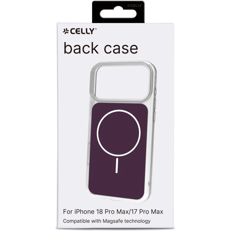 Celly iPhone 18 Pro Max Match MagSafe dėklas, cherry, 2 nuotrauka