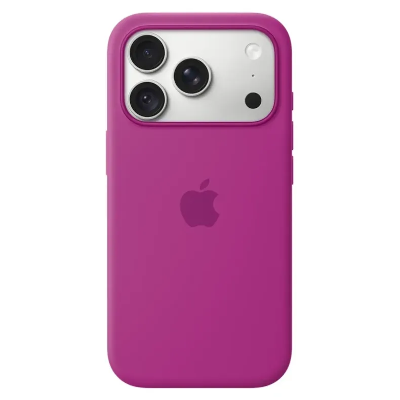  Apple iPhone 18 Pro silikoninis dėklas su MagSafe, magenta, 2 nuotrauka