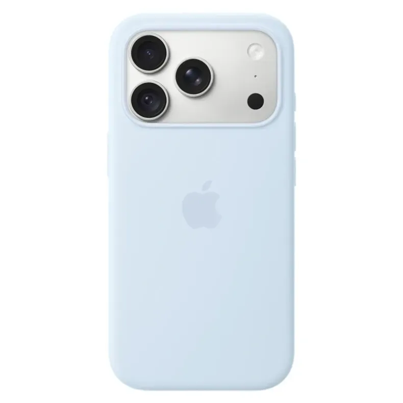 Apple iPhone 18 Pro Max silikoninis dėklas su MagSafe, crisp blue, 2 nuotrauka