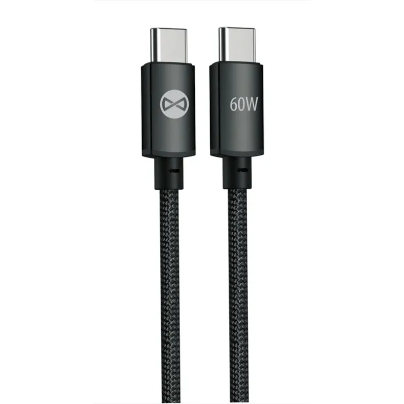 Forever Vibe įkrovimo laidas USB-C į USB-C, 1m - 60W, 2 nuotrauka