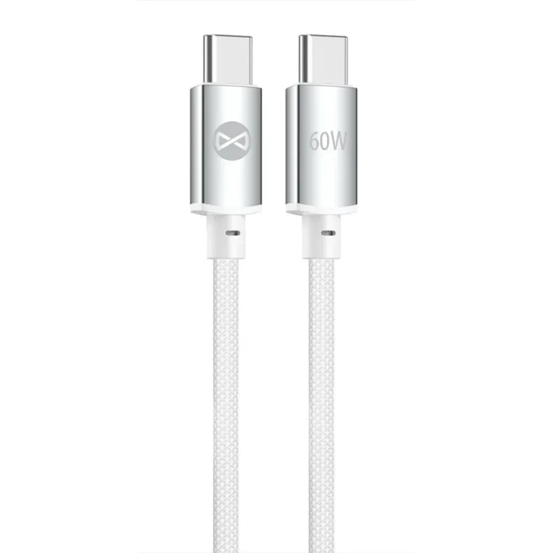 Forever Vibe įkrovimo laidas USB-C į USB-C, 1m - 60W, 2 nuotrauka