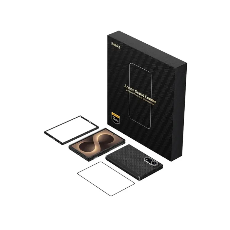 Benks Samsung Galaxy Fold 8 ArmorGrid Air Grand Combo dėklas, 4 nuotrauka