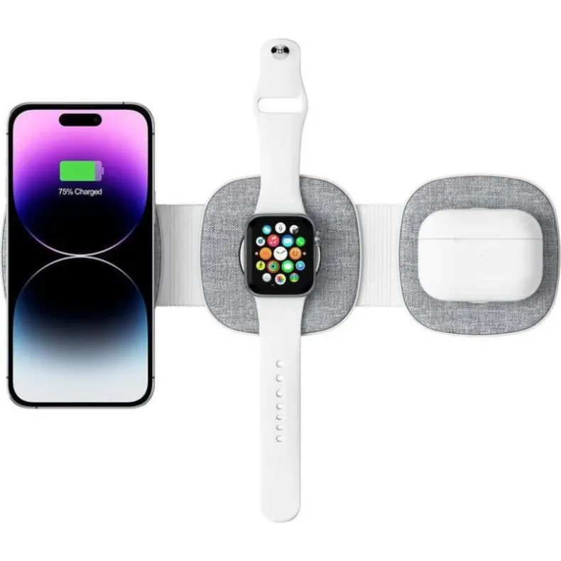 Techprotect 3 in 1 indukcinis įkroviklis Qi 15W, nuotrauka 2