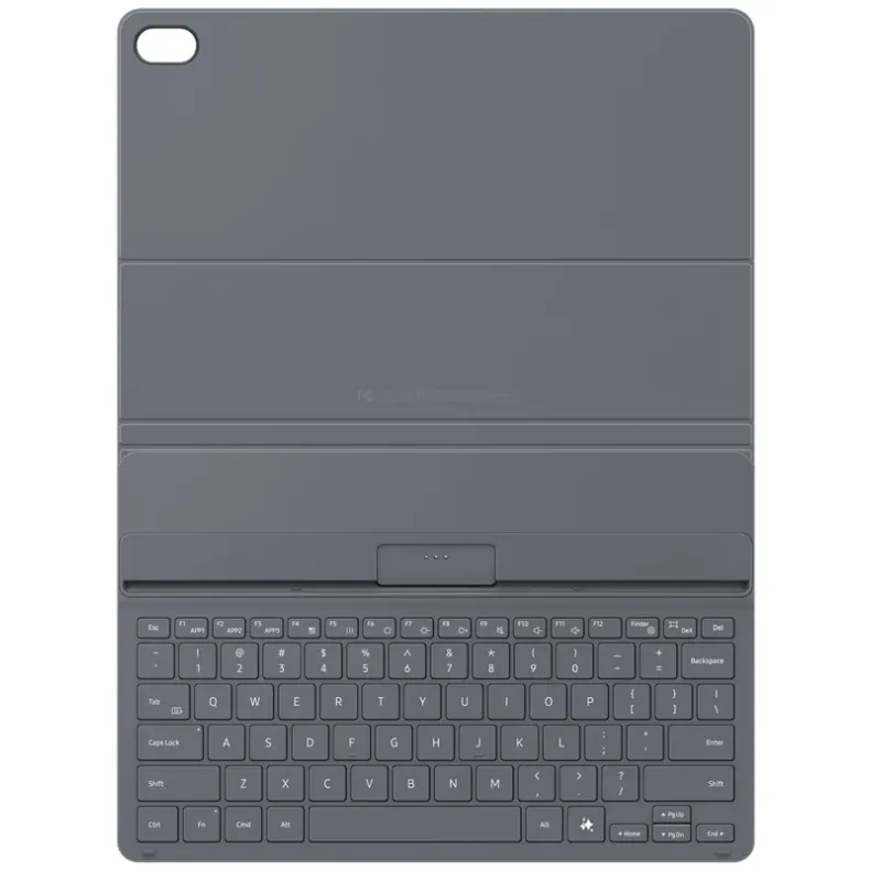 Samsung Galaxy Tab S12+ dėklas su klaviatūra, juoda, 4 nuotrauka