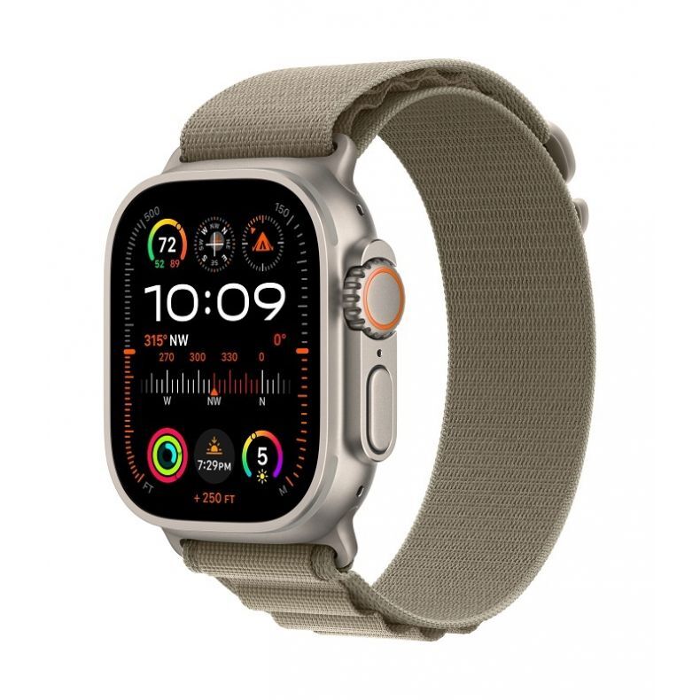 APPLE Watch Ultra 2 GPS + Cellular, 49mm Titanium Case with Alpine Loop - Large