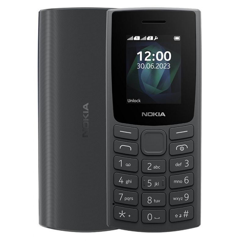Nokia 105-2023-juodos spalvos