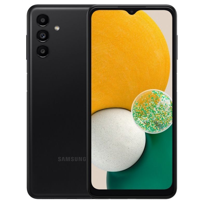 Samsung A13 5G juodos spalvos priekis ir nugarele