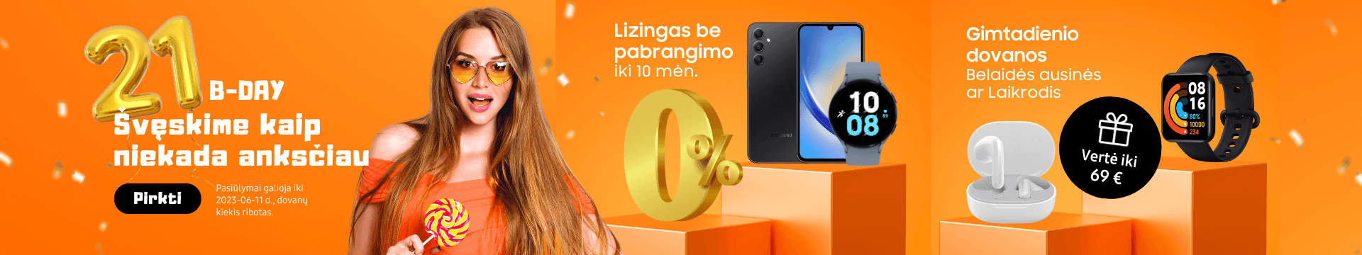 Gimtadienio pasiulymai akcijos naujienos dovanos