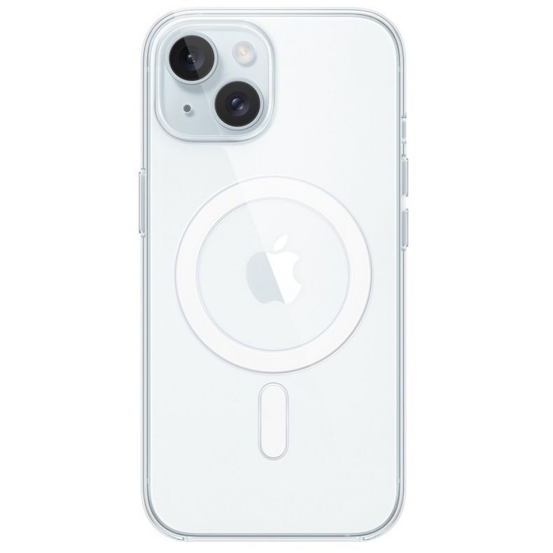 Apple iPhone 15 Clear (skaidrus) dėklas su MagSafe, 1 nuotrauka