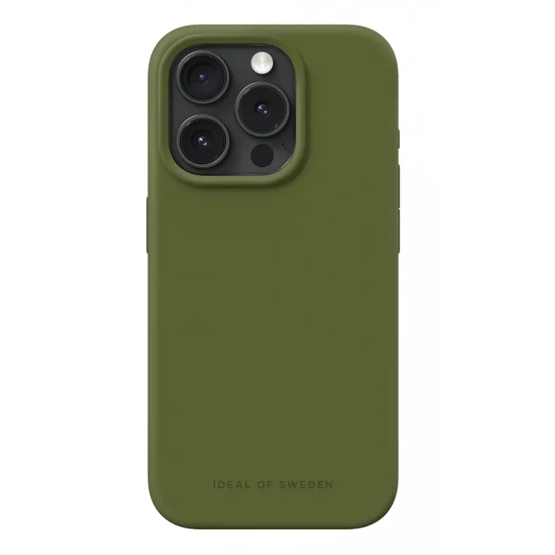 iDeal of Sweden Phone 15 Pro silikonis dėklas khaki-2