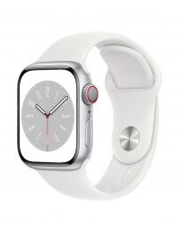 Apple_Watch_Series_8_Cellular_41mm_Silver_Aluminum_White_Sport_Band_34FR_Screen