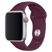 silikoninis dirželis Apple Watch 38 | 40 | 41 mm burgundiška