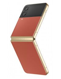 Samsung Flip4 Bespoke_auksinis_raudonas_nugarele