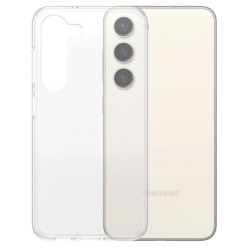 Samsung Galaxy S23 skaidrus silikoninis dėklas