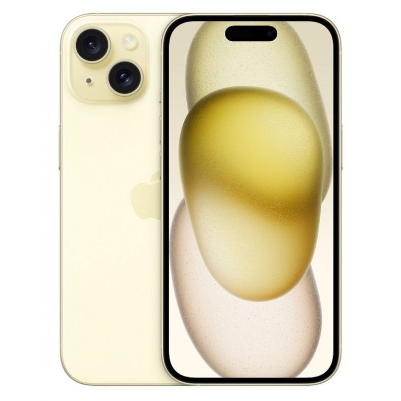 Apple iPhone 15 išmanusis telefonas Yellow (geltonas) 256 GB, 1 nuotrauka