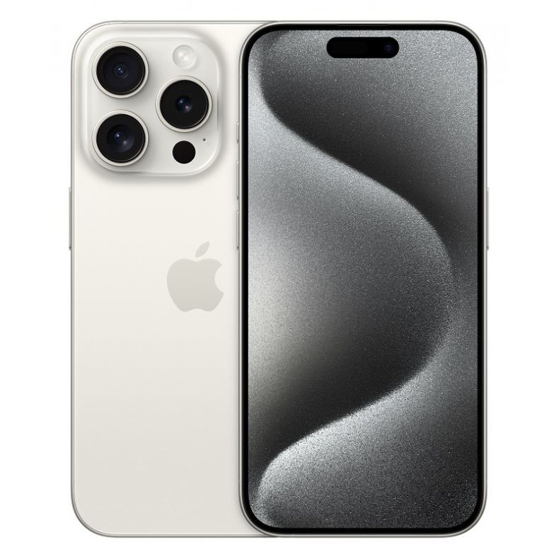 Apple iPhone 15 Pro išmanusis telefonas White Titanium (baltas titanas) 256 GB, 1 nuotrauka