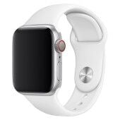 silikoninis dirželis Apple Watch 38 | 40 | 41 mm baltas