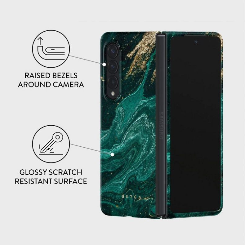 BURGA Tough dėklas Samsung Galaxy Fold4 Emerald Pool