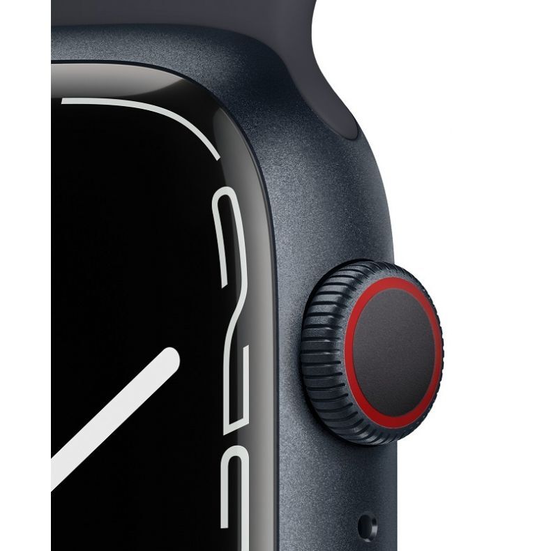 Apple Watch Series 7 GPS + Cellular, 45mm Aluminium Case with Sport Band-  Mobili Prekyba