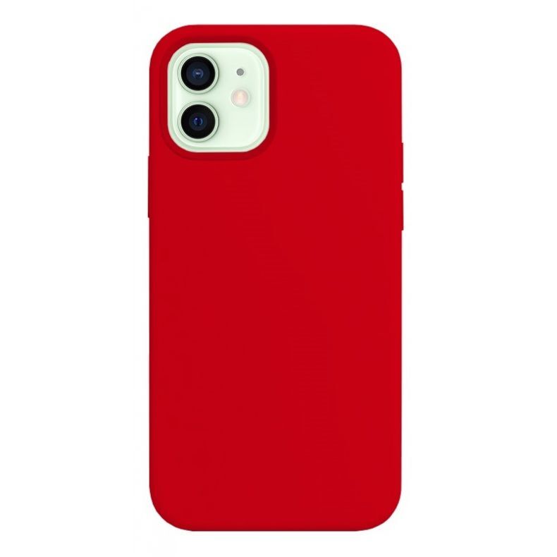 SMART silikoninis dėklas iphone 12 mini, raudonas