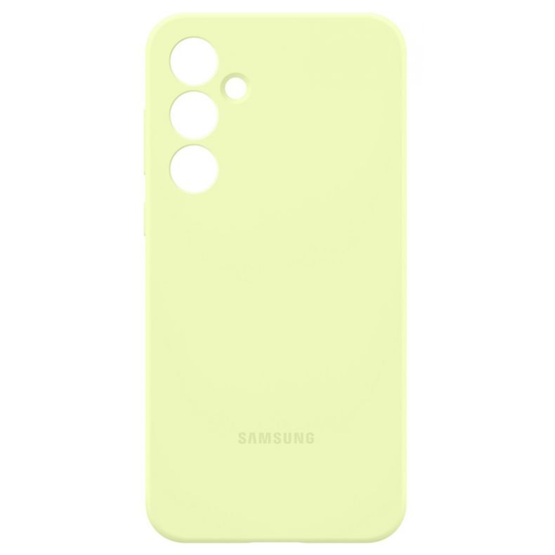 Samsung Galaxy A55 silikoninis dėklas žalsvas, 4 nuotrauka