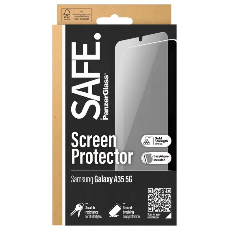 Grūdintas apsaudinis stikliukas Safe Samsung Galaxy A35