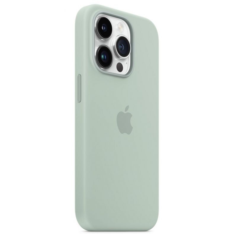 APPLE iPhone 14 Pro silikoninis dėklas su MagSafe, šonu