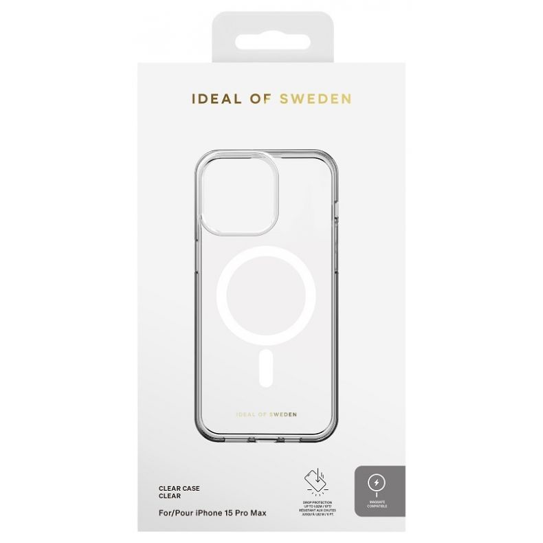  IDEAL OF SWEDEN Clear MagSafe dėklas iPhone 15 Pro Max