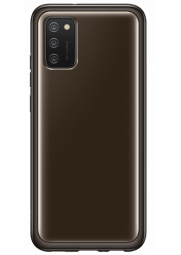 SAMSUNG Galaxy A02s silikoninis dėklas juodas
